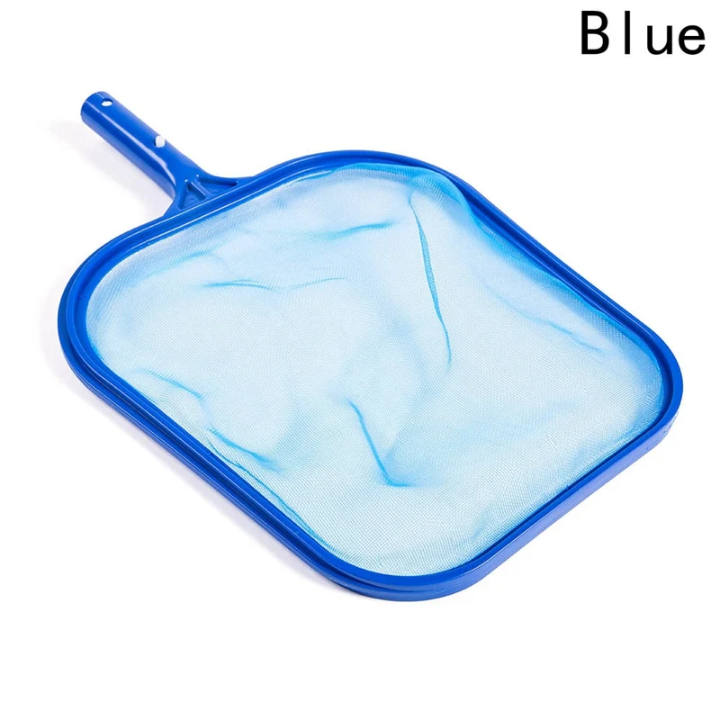 Blue Новое прибытие профессиональные синие пластиковые грабли для листьев сетки Skimmer чистая плавательный бассейн инструмент отделитель листьев сетка - Цвет: Blue