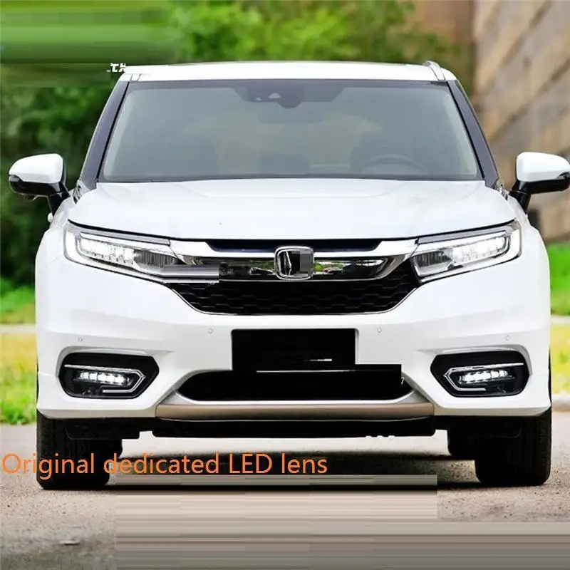 Drl Automovil Cob дневные ходовые авто лампы Автомобильные светодиодные фары передние противотуманные задние Автомобильные фары в сборе 17 для Honda Avancier - Цвет: MODEL H