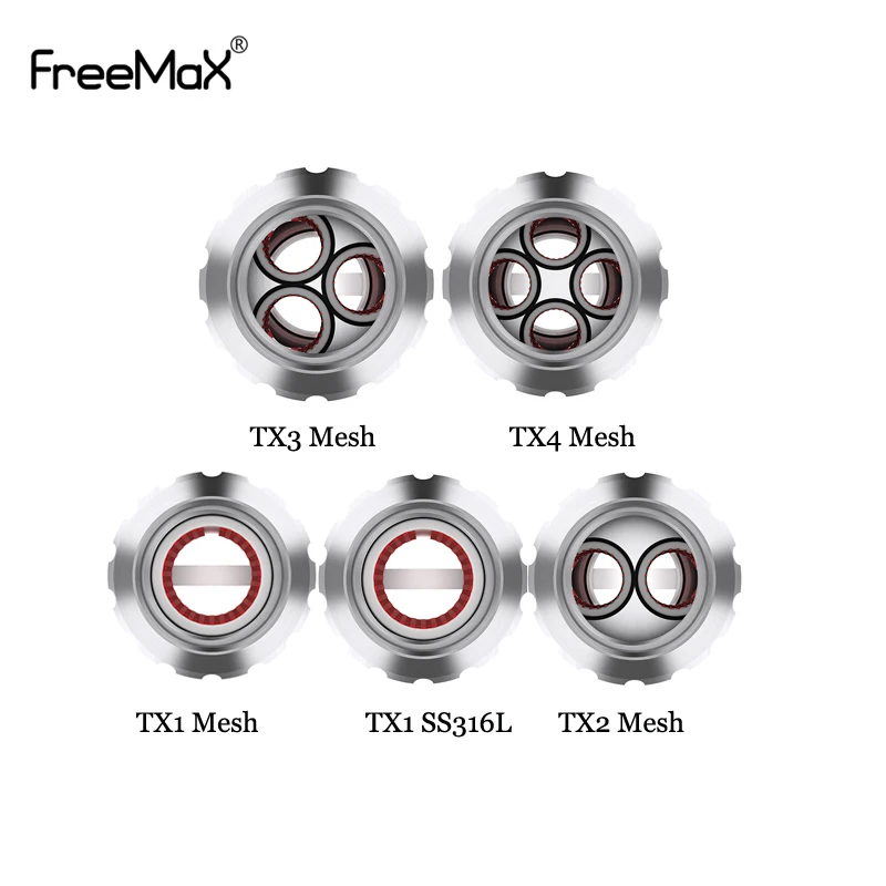 Оригинальная катушка Freemax Twister Fireluke 2/Fireluke Mesh Coil X1/X2/X3 SS316 TX для вейпа 80 Вт 10