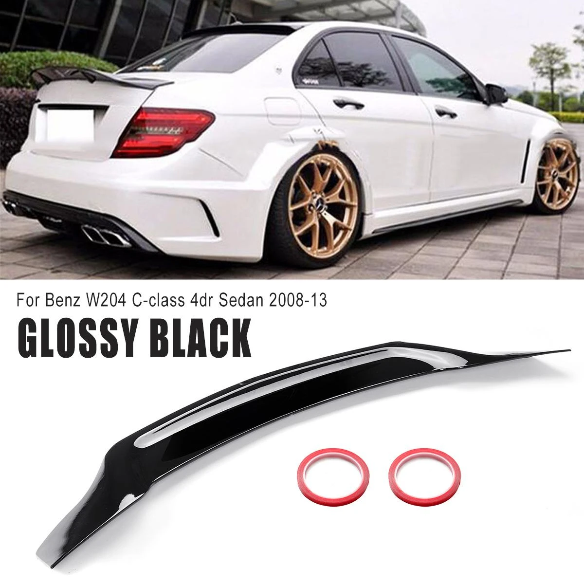 Rtype Real Carbon Fiber Rear Trunk Spoiler Car Trunk Spoiler Wing For