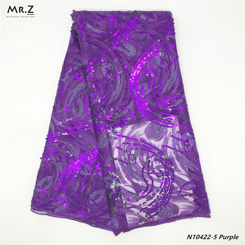 

Mr.Z Latest Sequins African Tulle Lace High-Quality Embroidery Nigerian French Party Fabric