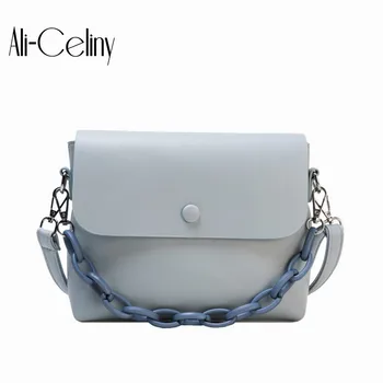 

bags for women 2020 New Fashion Retro Soft Leather Inclined Sidecar Mother Bag Simple Girl Joker Chain Shoulder Messenger Bag