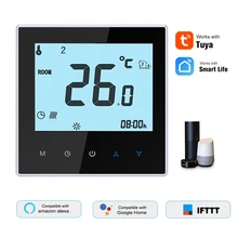 Водно-газовый котел термостат умный WiFi цифровой контроль температуры ler Tuya/SmartLife контроль совместим с Amazon Google Home
