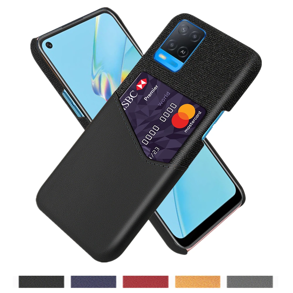 

Card Slot Cover Business Funda For OPPO A54 A74 A72 A93 A55 5G A94 A92s A91 A53 A52 A79 A8 A15 A11 A31 A9 A5 2020 A12e Case Capa