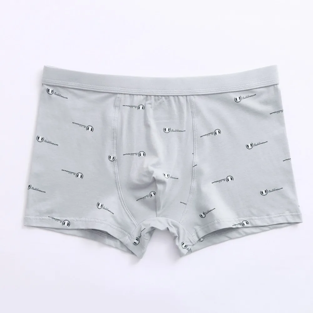 1PCS Cotton Briefs Men's Letter Printed Underwear Soft Breathable Knickers Short Sexy Briefs Trunks #3b21 (10)
