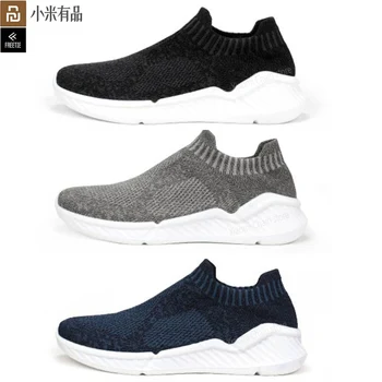 

Youpin FREETIE Men Walking Shoes Flying Woven Sneaker Waterproof One-piece socks City Running Shoe Breathable Casual Shoes