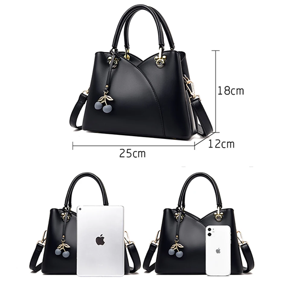 2022 Brand Luxury Handbag Women's Stitching Designer Shoulder Crossbody Bag Soft Leather Ladies Messenger Casual Tote Sac A Main
