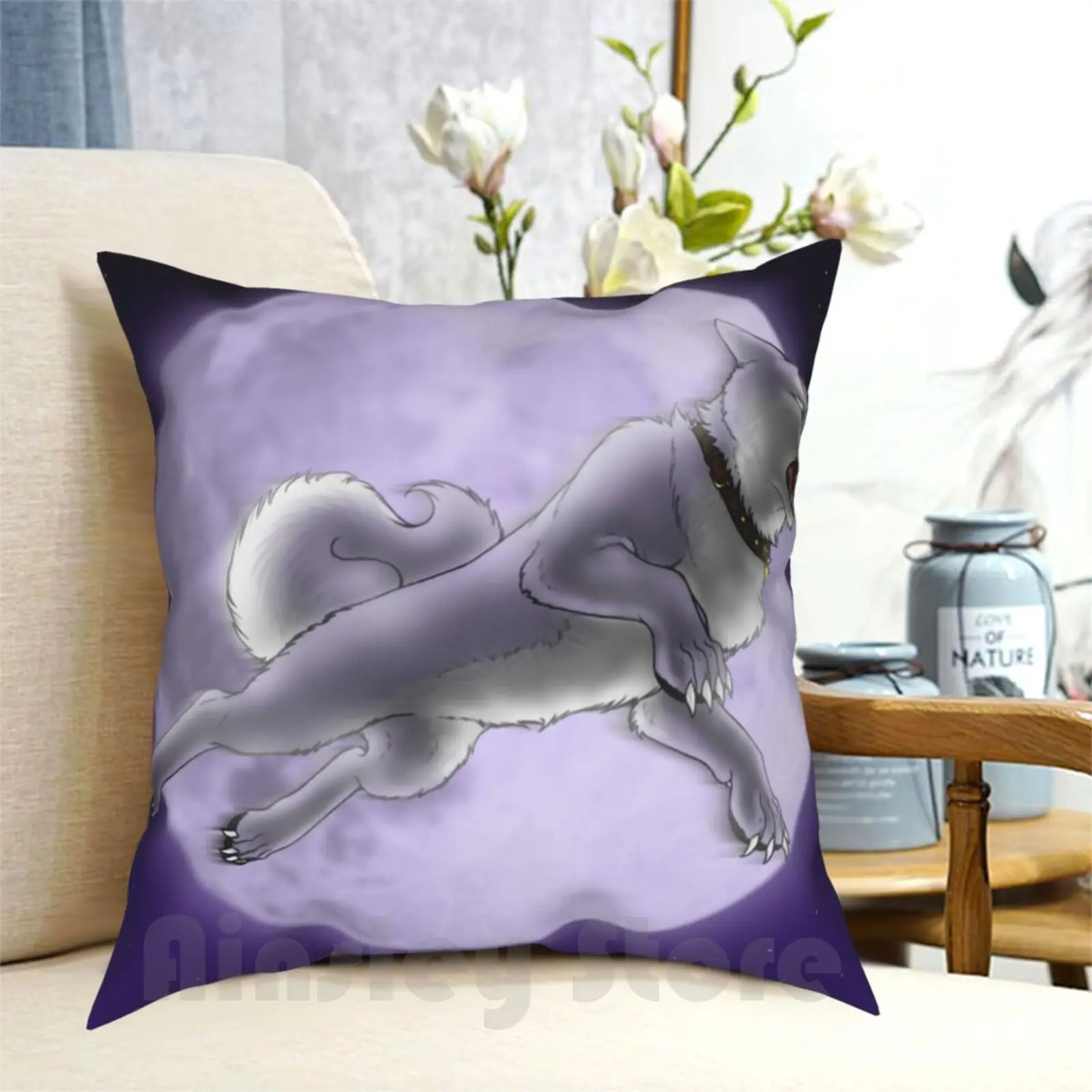 Silver Fang Legend Pillow Case Printed Home Soft Throw Anime Ginga Nagareboshi Gin | Дом и сад