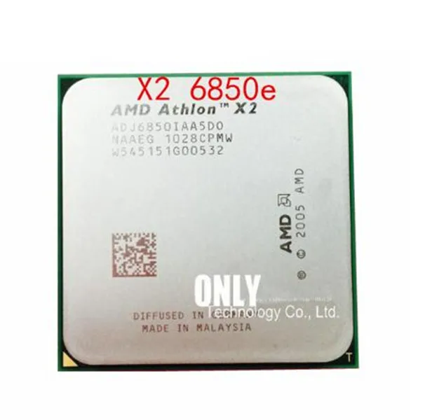 22 Вт! AM2 Athlon X2 6850e двухъядерный процессор 1 8G 1M 22W разъем am2 940 ADJ6850IAA5DO рабочий 100%