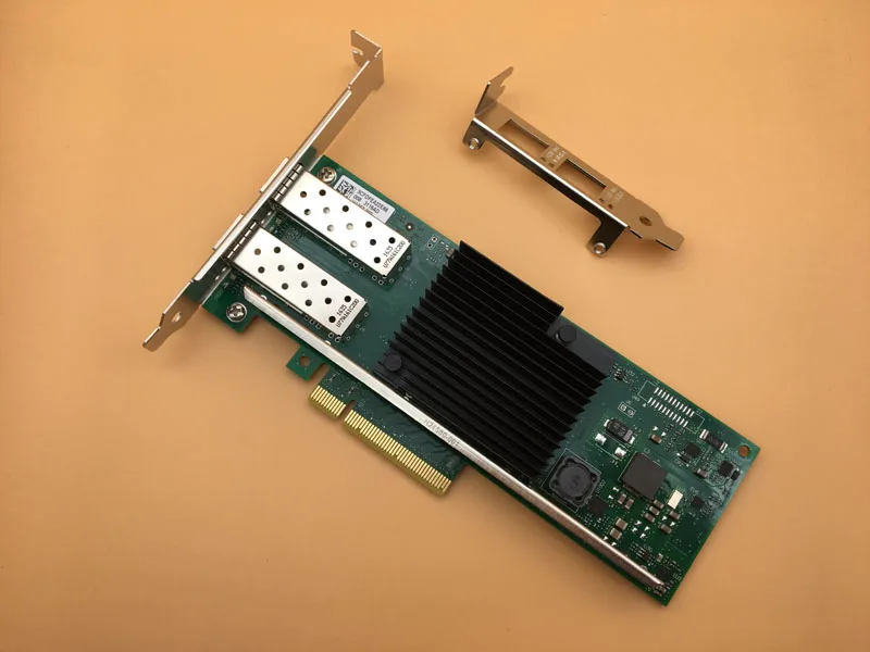 Сетевой Ethernet конвергентный адаптер настольный PCI-Express сетевая карта 10 Гб X710-DA2