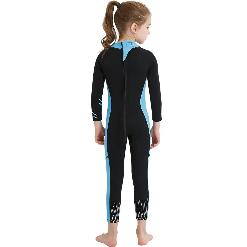 2.5MM Neoprene Wetsuits Kids Swimwears Diving Suits Long Sleeves One Pieces Full Body Wetsuit Surfing Swimwear Diving Suits 