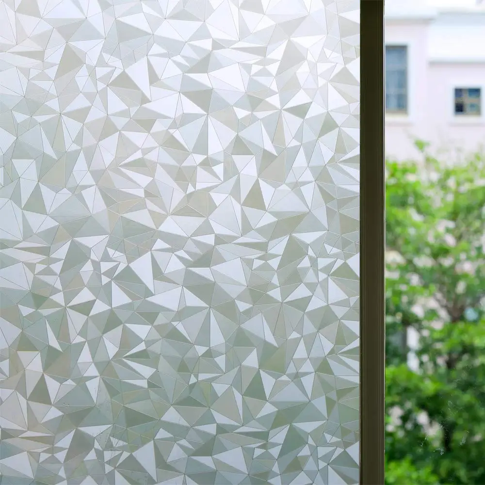 

Funlife Privacy Window Film, 3D Window Decor/Privacy Protection/Heat Control/Anti UV, Glass Sticker Static Cling for Home/Office