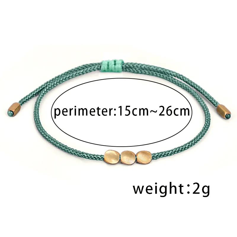 Feng Shui Lucky Bracelets Buddhism Red String Wax Thread wrist Bracelet Friendship Yoga Prayer Unique Gift Chinese Cheap Jewelry - Image 3