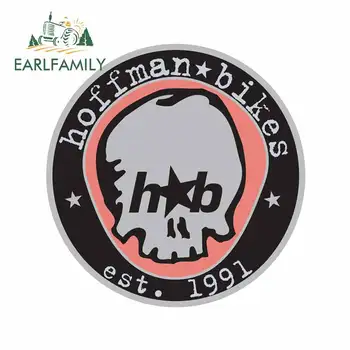 

EARLFAMILY 13cm x 12.9cm for Hoffman Bikes Creative Car Sticker DIY Stickers Anime Decals Scratch-proof Bumper SUV Decoration