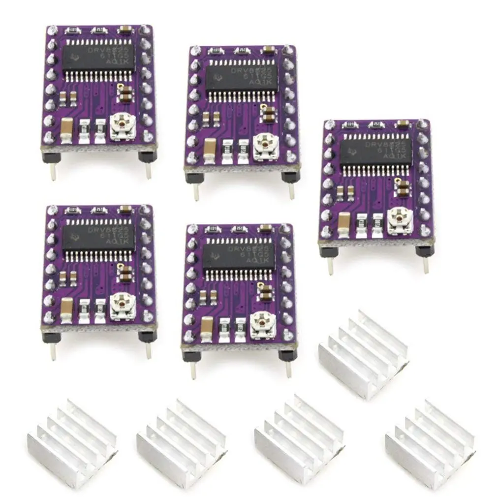 5 шт. DRV8825 шаговый двигатель драйвер модуль 3d принтер RAMPS1.4 RepRap StepStick профессиональный Прочный