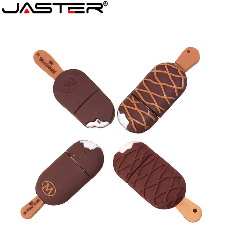 JASTER Ice cream Lovely Usb ÷ ̺ 64gb pendrive 32gb 16gb ޸ ƽ ǰ  ̺ 4gb U ũ  , ǻ 繫ǰ ǰ, , 