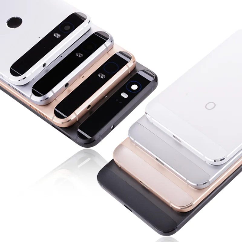 Задний корпус для HUAWEI Google Nexus 6P задняя крышка батарейный отсек с кнопкой громкости питания запасные части