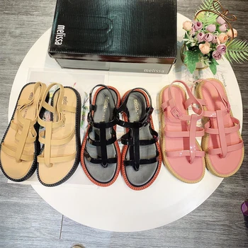 

Melissa Thick Bottom Sandals Platform + Salinas Women Jelly Shoes Fashion Adulto Sandals 2020 New Women Sandalias Melissa Female