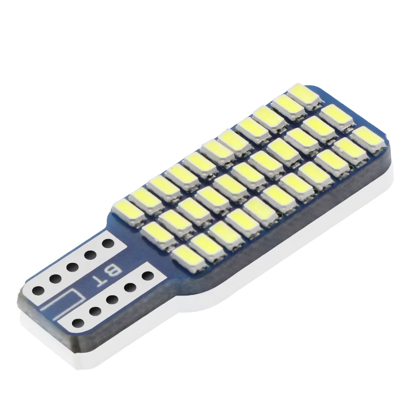 Автомобильный светодиодный фонарь T10 192 194 168 W5W 33 SMD 3014 задний купол белый DC 12 В Canbus