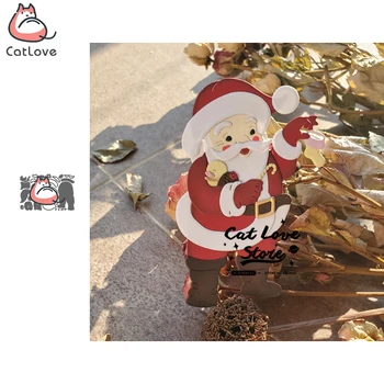 

Santa Claus Christmas Metal Cutting Dies Scrapbooking Stencil Die Cuts Card Making Decorative Craft Embossing New Dies For 2019