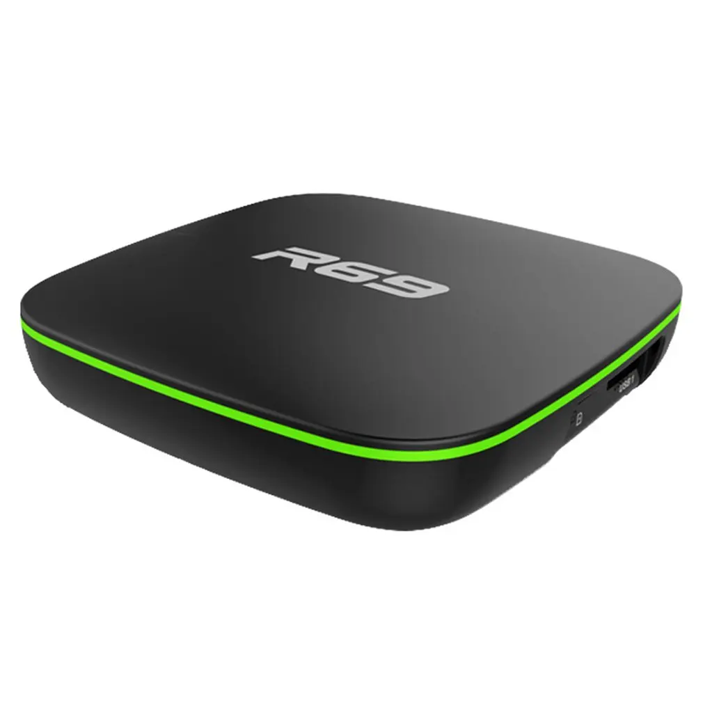R69 Android 7,1 Smart Tv Box 1 Гб+ 8 Гб четырехъядерный Wifi H.265 4K Видео Медиа плейер Smart Tv Box Высокое качество