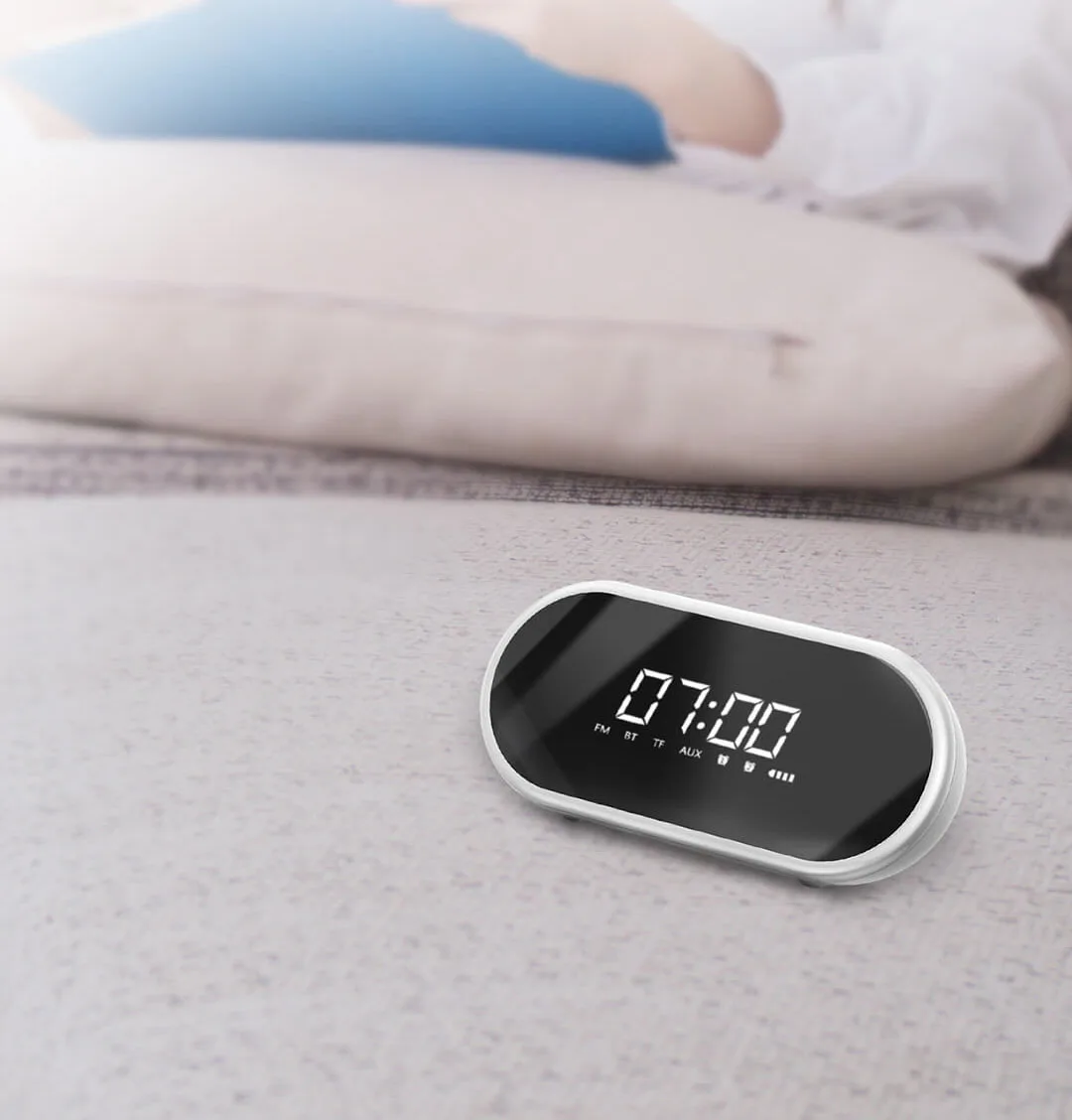Xiaomi Будильник Bluetooth динамик двойной будильник дизайн 4 2 10 м Трансмиссия кольцо