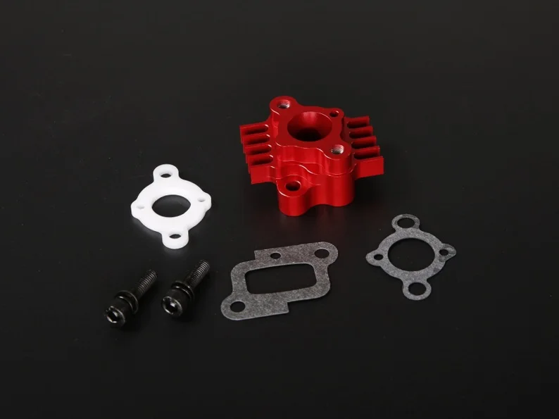 

Алюминиевая заготовка впускного коллектора CNC для двигателя 32cc/36cc/45c Zenoah Cy для 1/5 Hpi Km Rovan Baja 5b 5T / Losi 5ive-T