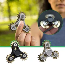 

Fingertip Gyro Top Sprocket Advanced Dearing Turntable Gear Linkage Manual Rotating Toy Fidget Toys Spinner Decompression Gift