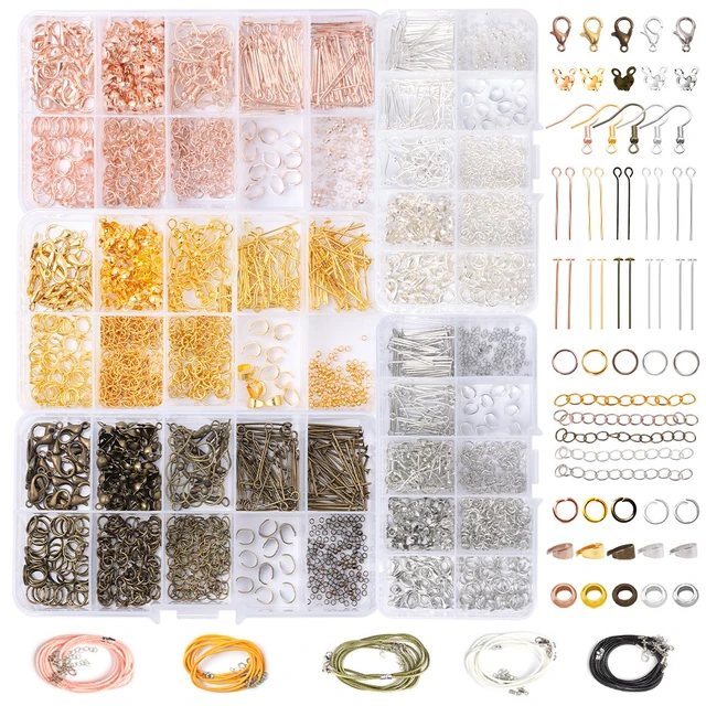 Earring Making Supplies Kit Jewelry Making DIY Earring Posts Jump Rings -  AliExpress