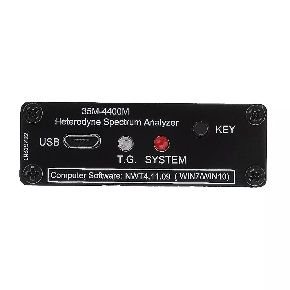 Анализатор спектра USB LTDZ 35-4400 м источник сигнала с отслеживающим модулем радиочастотный инструмент для анализа домена с алюминиевым корпусом