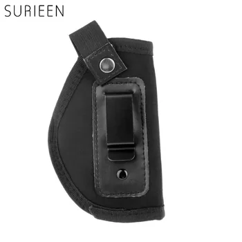 

Tactical Gun Concealed Carry Holster Belt Metal Clip Hunting Magazine Bag For Right Left Hand Rifle Pistol Handgun Nylon Holster