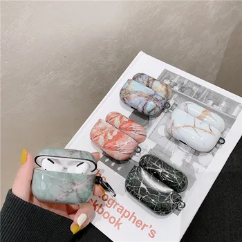 

Luxury Marble Pattern Soft Case For Airpods Pro Cases Cute Fashion Earphone Cover For Air pods 3 Pro Charging Box Silcone capa
