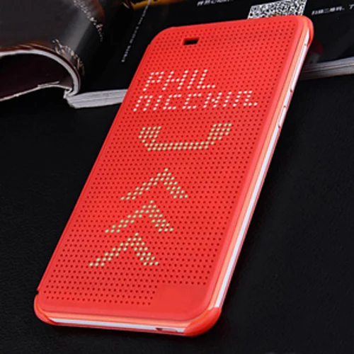 Orange Силиконовый умный флип-чехол, Магнитный чехол для htc One A9 A 9 Desire 626 626G 626W G W 628 628G htc 626 Dot View, чехол для телефона - Цвет: Orange