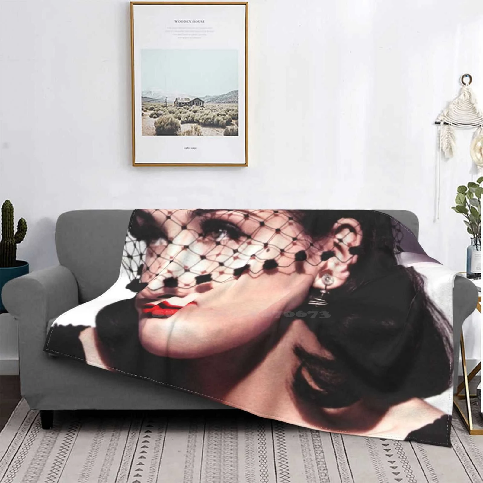Dita Von Teese Low Price New Print Novelty Fashion Soft Warm Blanket Dita  Von Teese Burlesque Aesthetic Magnet Designer Brand