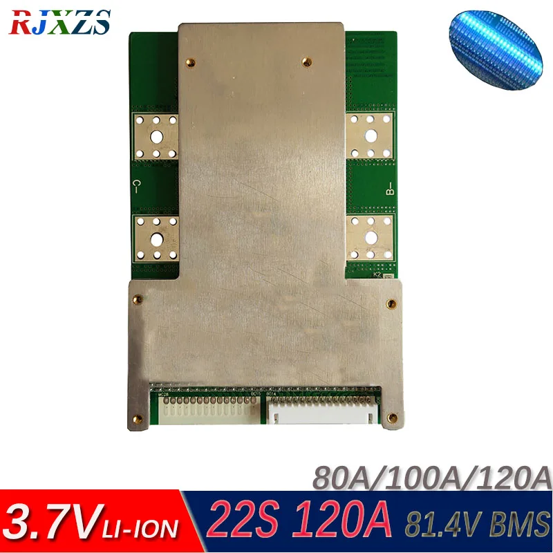 Защитная плата для литий-полимерных аккумуляторов 22S 120A версия S lipo BMS/PCM/PCB 22