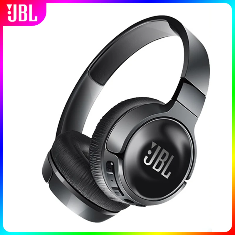 JBL T600BTNC Noise Cancelling Wireless Bluetooth Headphone Gaming Sports Foldable Headset Pure Bass Sound Handsfree with Mic