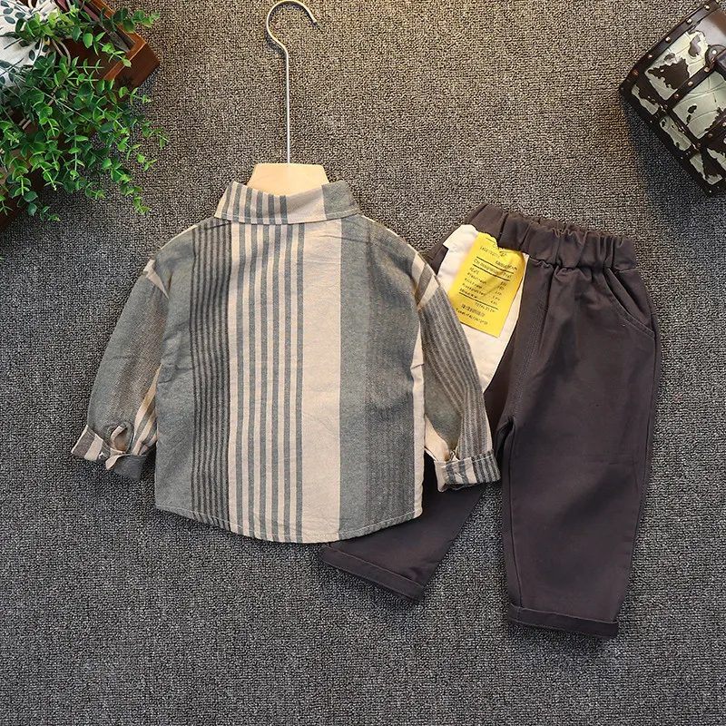 

Male Baby Autumn Clothing Set 2019 New Style Korean-style 0-1-2-3-4-Year-Old Boys' Long-sleeved Shirt Two-Piece Set Childrenswea