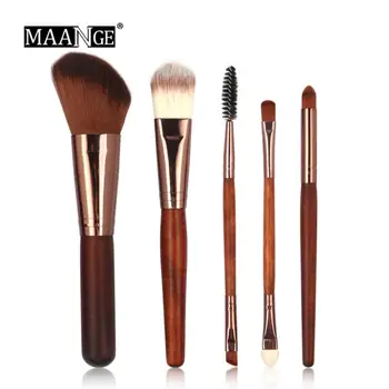 

5pcs/lot Makeup Brushes Set For Foundation Powder Blush Eyeshadow Concealer Lip Eye Make Up Brush Cosmetics Beauty Tools TSLM1