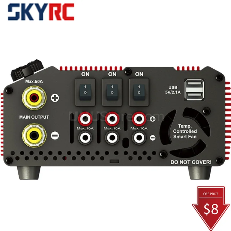 SKYRC 1200 Вт 50А мощность Efule Высокая мощность выходное напряжение 15-30 в зарядное устройство для самолета адаптер питания