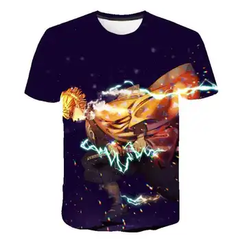 

Hot Comic Ghost Blade 3D T-Shirt Men Women Hip Hop Short Slevee Fashion 3D T shirt Demon Slayer Summer Boys/Girls Cool t shirt