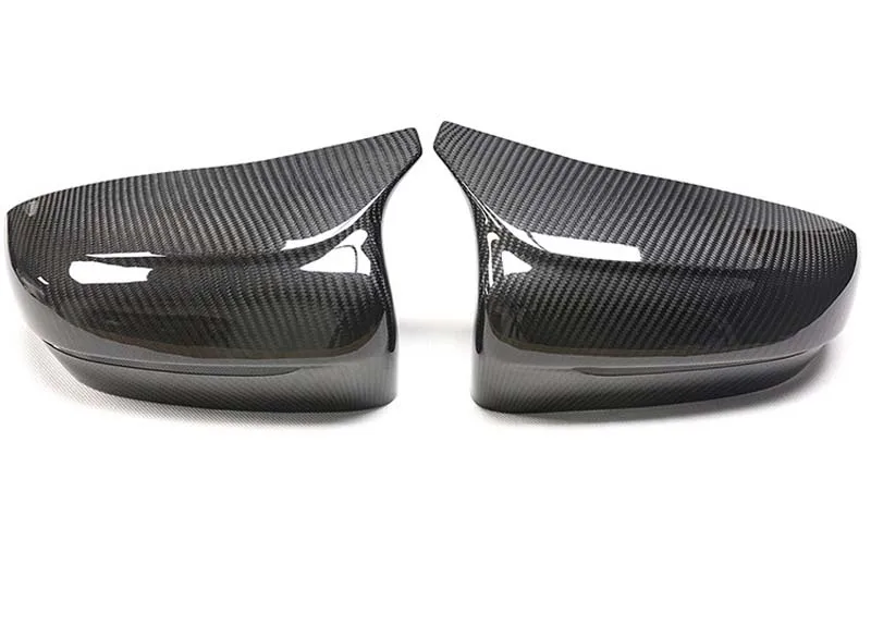 

Overlay Real Carbon Fiber Side Rearview Mirror Cover Caps Fit For BMW F90 M5 2018-2019