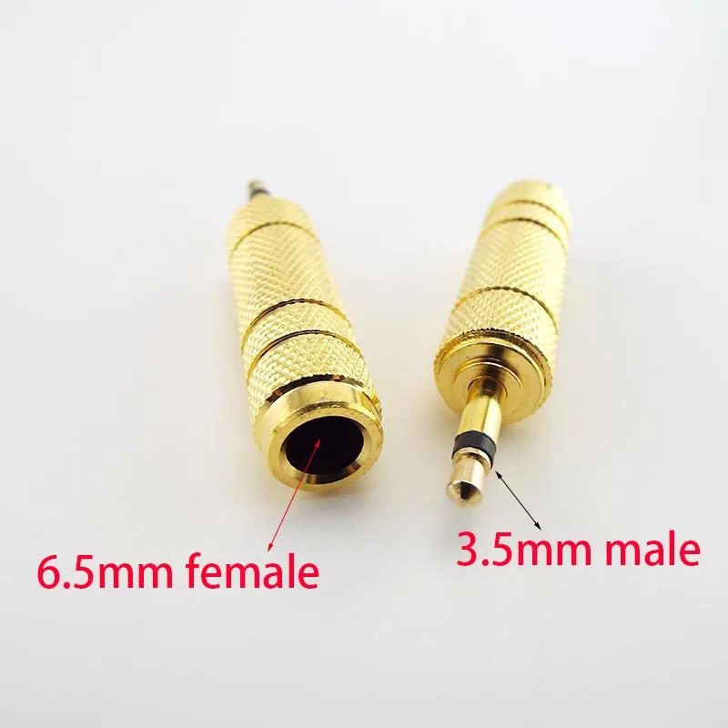 6.5 mm Socket Female to 3.5 mm Plug Male Mono Headphone Amplifier Audio