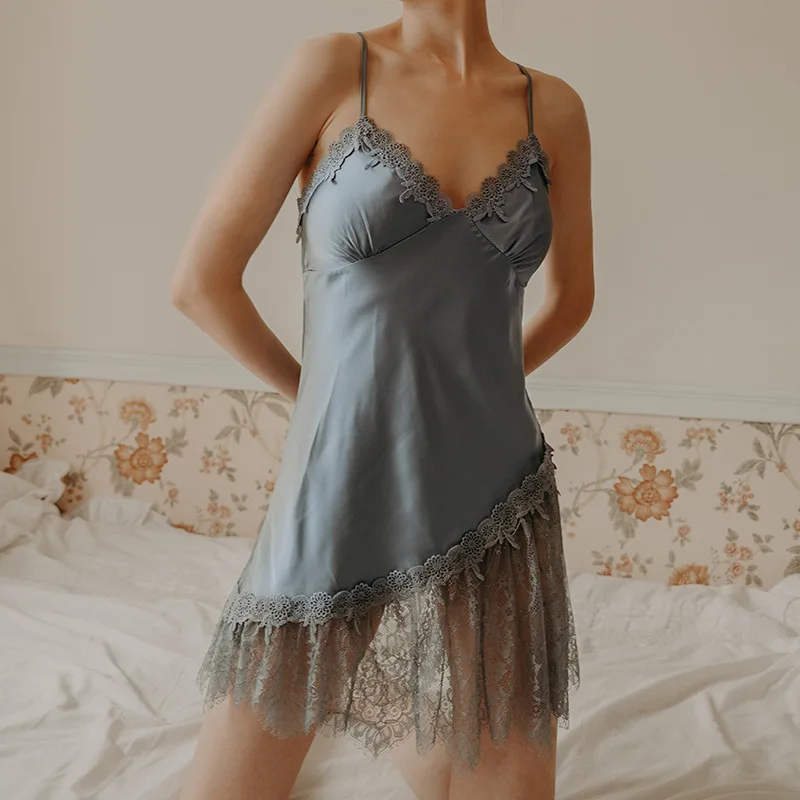 Waliicorners Padded Chest Sexy Lingerie Underwear Night Clothes Cross Straps Backless Nightshirts Robe Sets 10 Hb3d11b7218b842a0bb418e56a5e924068