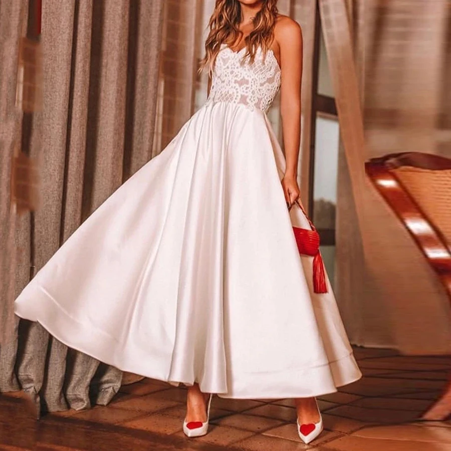 Unique Ankle Length Wedding Dresses: Elegant Styles That Define Modern Bridal Fashion