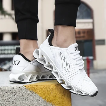 

2020 spring and summer new mesh breathable comfortable knife edge large size casual sports super trend sports shoes knife large
