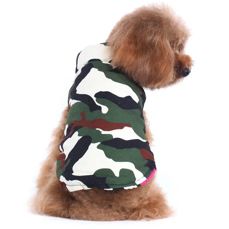 

Pet Dog Warm Camouflage Clothes Double Sides Available Pet Vest For Small Medium Dogs Windproof Winter Dog Coat Padded Jacket