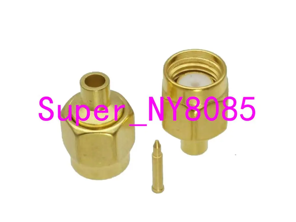 

Connector SMA male Plug solder RG405 0.086" Semi-rigid cable straight
