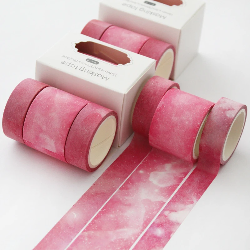 3Pcs/Set Ocean Washi Tape Cute Adhesive Tape DIY Masking Tapes Washitape - Цвет: 2