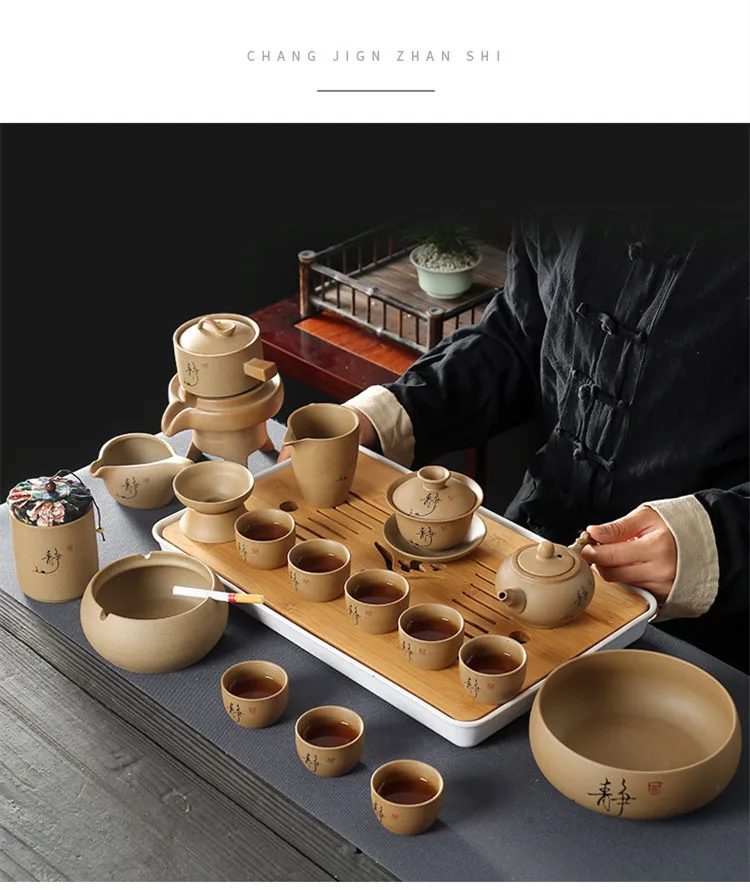 8 Pcs Ceramic Travel Tea Sets Chinese Portable Ceramic Bone China Teaset Gaiwan Teacup Porcelain Tea Cup The Kung Fu Teapot Set