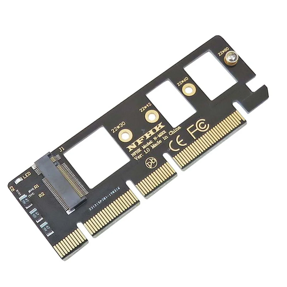 XP941 SM951 PM951 A110 конвертер PCIE в M.2 NVME адаптер PCI-E PCI Express 3,0X4X8X16 на M ключ M.2 NVME AHCI SSD Riser Card